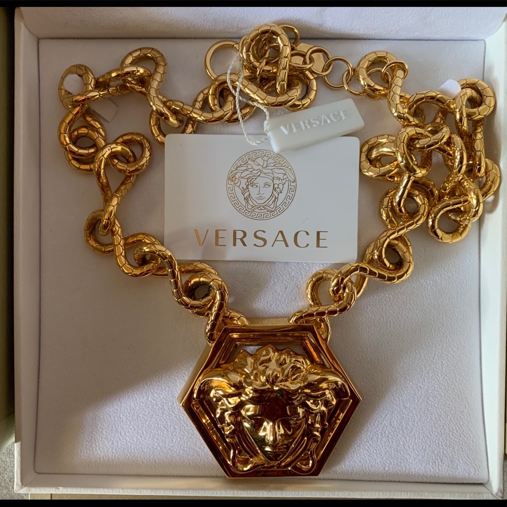 VERSACE x Haas Brothers Gold Medusa Chain ๐ - Picture 1 of 5